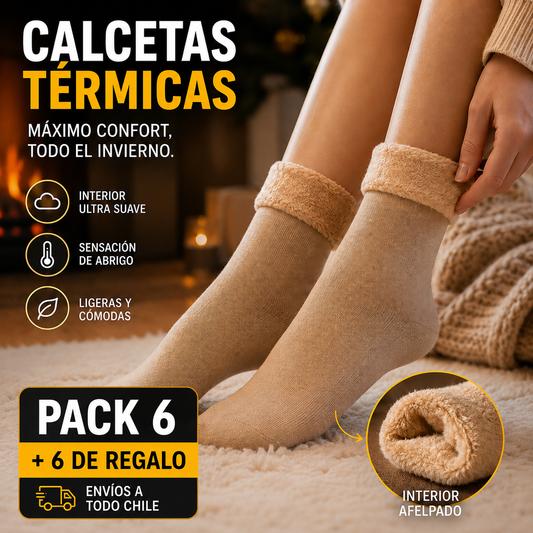 💥 Pack Calceta termica "ThermaSoft"  Pagas 6, recibes 12 pares