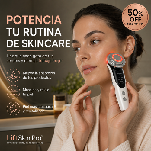 LiftSkin Pro™ Masajeador Facial LED 7 en 1