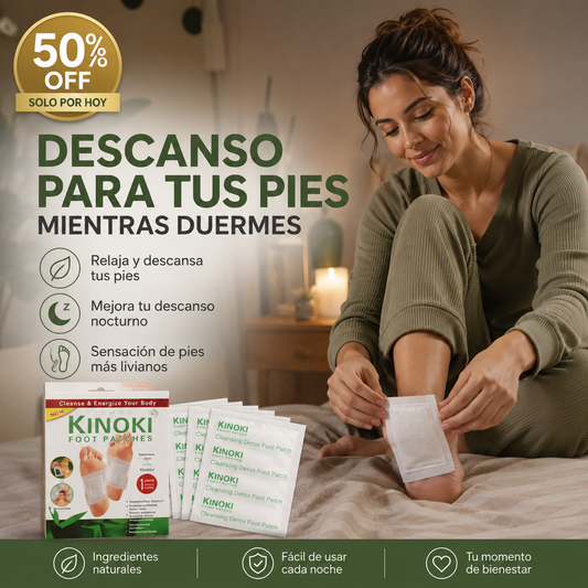 PARCHE KINOKI 5 cajas y te REGALAMOS 5 cajas 🔥 100 UNIDADES 🔥