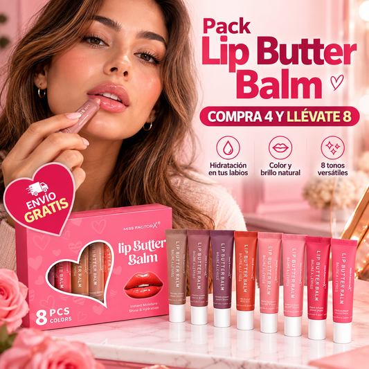 Pack Lip Butter Balm Compra 4 y lleva 8