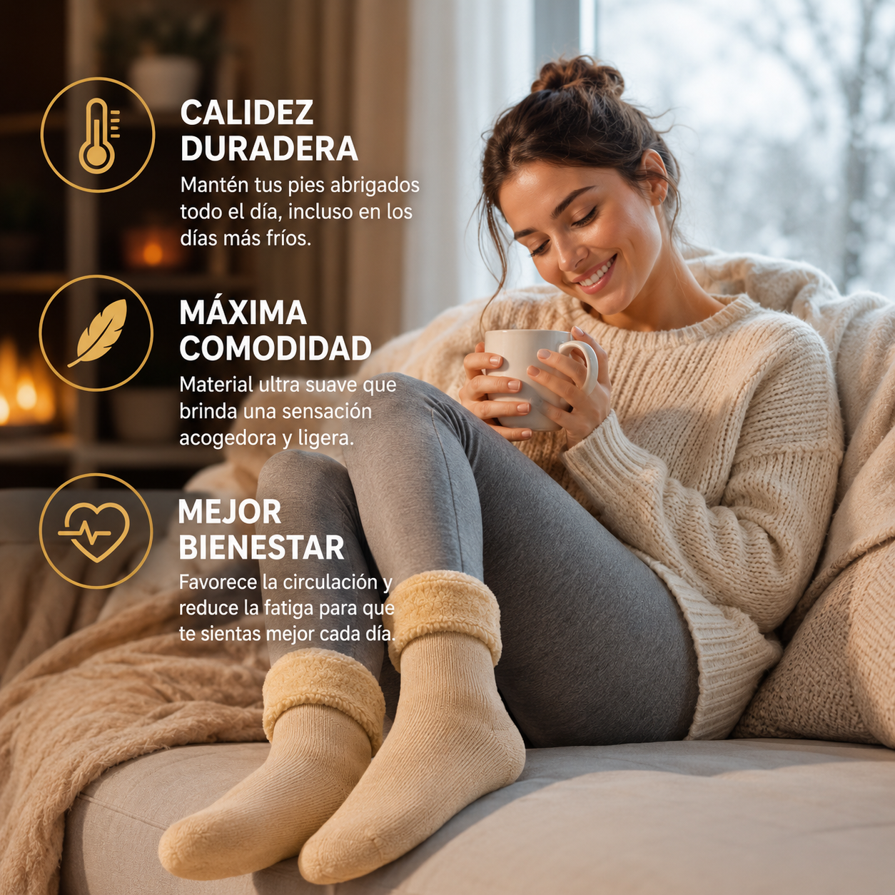 💥 Pack Calceta termica "ThermaSoft"  Pagas 6, recibes 12 pares