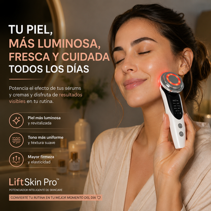 LiftSkin Pro™ Masajeador Facial LED 7 en 1
