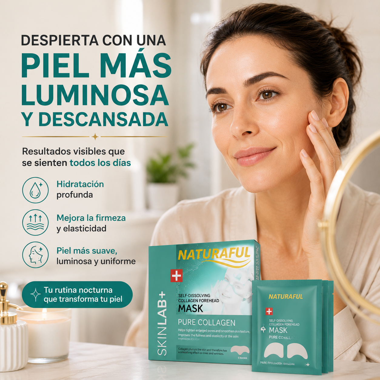 Parches colageno absorbentes