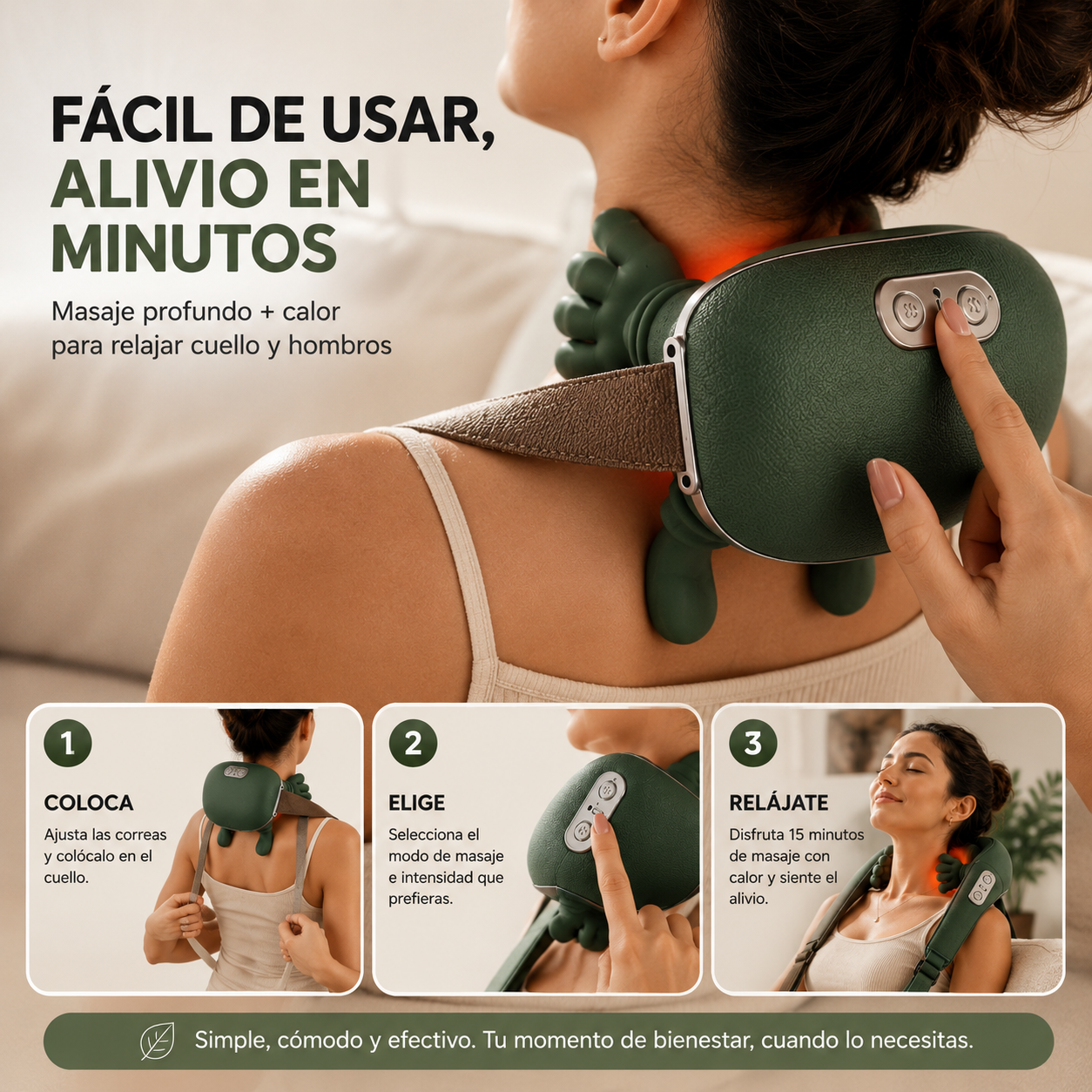 Masajeador Cervical Inteligente BioRelax