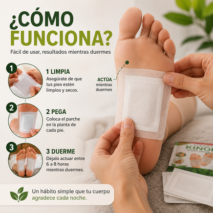 PARCHE KINOKI 5 cajas y te REGALAMOS 5 cajas 🔥 100 UNIDADES 🔥