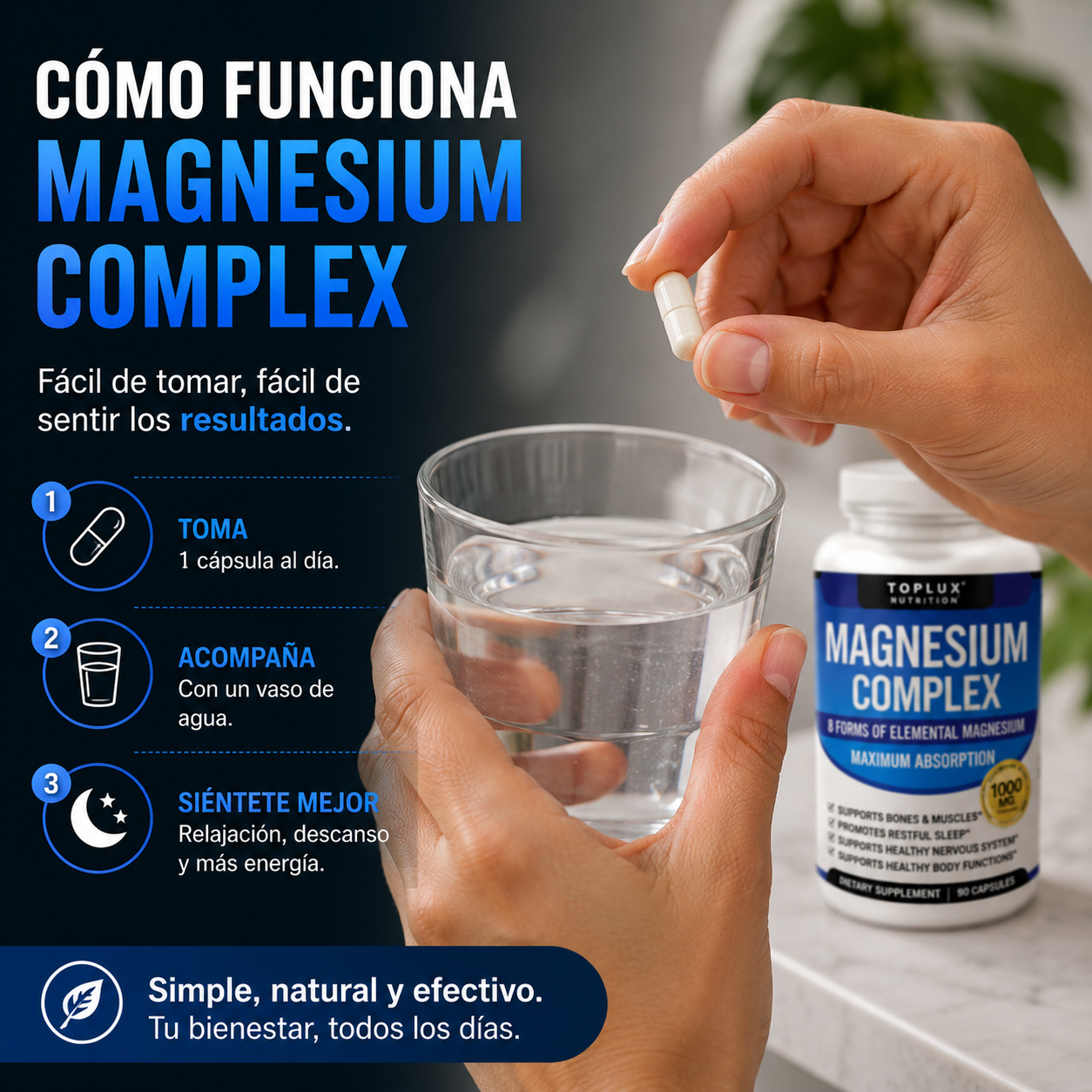 MAGNESIO COMPLEX 🇺🇸 1000 MG
