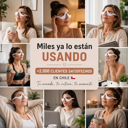 EyeLift Pro™ — Masajeador ocular LED + EMS manos libres
