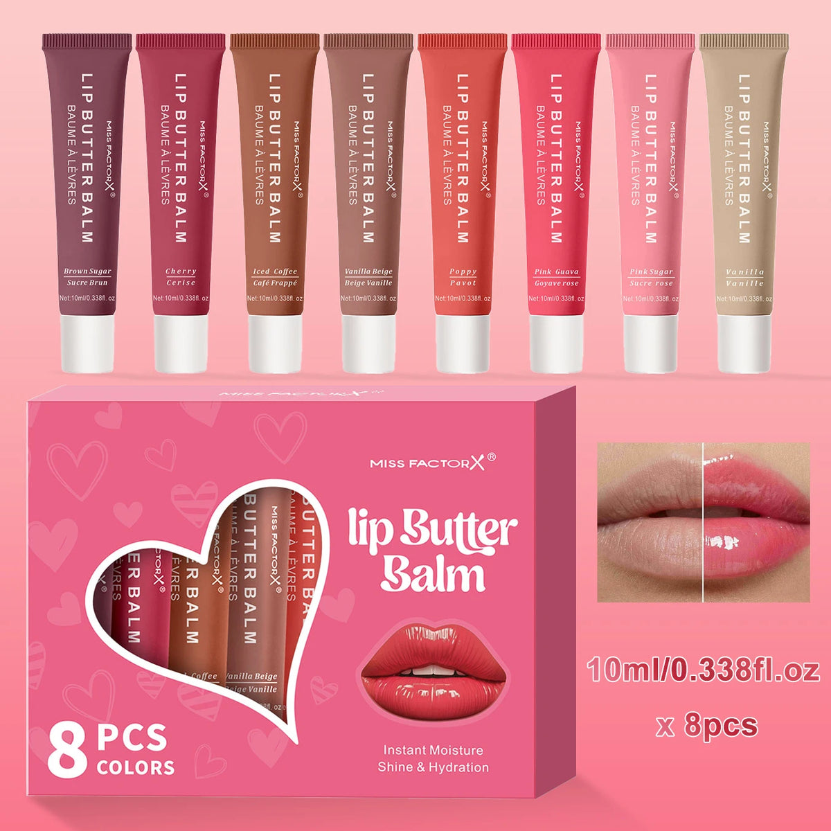 Pack Lip Butter Balm Compra 4 y lleva 8